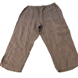 Click linen capris
